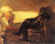 Leonid Pasternak Leo Tolstoy china oil painting artist